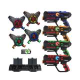 $120 Kidzlane ArmoGear Rechargeable Laser Tag Guns & Vests Set of 4