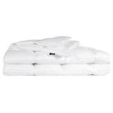 $126 Serta Down Illusion Warmth Comforter with Corner Loops, White