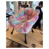 UNICORN Modern Faux-Fur Lazy Chair for kids