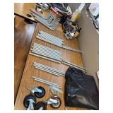 $100 STORAGE MANIAC 420L Cart with Wheels, Heavy-Duty Hamper, Black