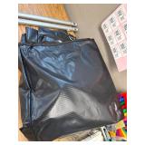 $100 STORAGE MANIAC 420L Cart with Wheels, Heavy-Duty Hamper, Black