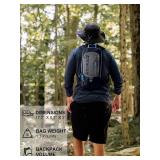 Hydration Backpack 2L Bladder, 6L Pack for Cycling, Hiking, Skiing