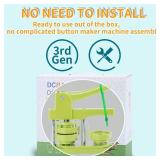 Button Maker 58mm - 3rd Gen, Installation-Free DIY Pin Badge Press