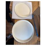$70 TheTerra Ceramic Dinnerware for 4, 12 Pieces, Microwave Safe