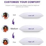 $50 Cooling Pillows Queen Set of 2, Memory Foam, 20x30