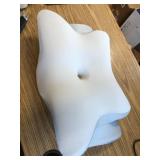 $60 Cervical Neck Pillow - Memory Foam, 2-Height Ergonomic, Ice Silk