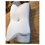 $60 Cervical Neck Pillow - Memory Foam, 2-Height Ergonomic, Ice Silk