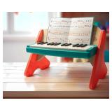 B. Toys Wooden Toy Piano for Toddlers, Coded Keys, Songbook   3+