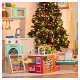 B. Toys Wooden Toy Piano for Toddlers, Coded Keys, Songbook   3+