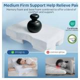 $61 Side Sleeper Pillow with Arm Hole - Memory Foam, Cooling