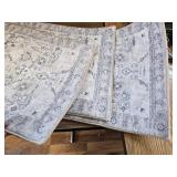 GRANNY SAYS Rug Set of 3, Non-Slip Faux Wool Mats, Grey