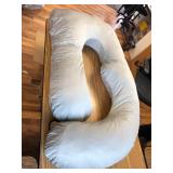 $65 Momcozy U-Shaped Pregnancy Pillow with Cooling Cover, 57 Inch