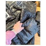 $95 Herside Black Satin Comforter 7-Piece Queen Bed-in-a-Bag Set