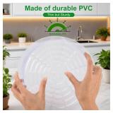 TITE 5-Pack Clear Plant Saucers, Drip Trays for Indoor/Outdoor