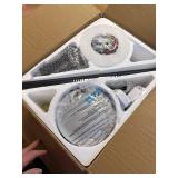 $100 52-Inch Ceiling Fan with Light, Remote, 3CCT, Dimmable LED, Black