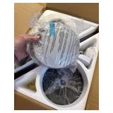 $100 52-Inch Ceiling Fan with Light, Remote, 3CCT, Dimmable LED, Black