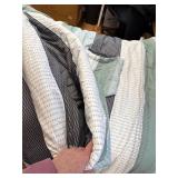 $66 Litanika Oversized King Comforter Set Sage Green 120x120-3pc