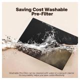 $60 T554 Air Purifier for Home up to 2000 ft  with Washable Pre-Filter