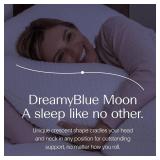 $92 DreamyBlue Moon Pillow Adjustable Loft, Shredded Memory Foam Queen