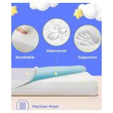 Pack and Play Mattress 38x26x1.5 in Dual-Sided Hypoallergenic Pad