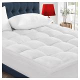 $50 CYMULA King Size Mattress Topper - Extra Thick Cooling Pad