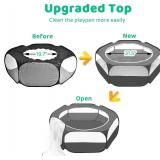 Amakunft Pop-Up Playpen with Mesh Cover, 47x23.6x15 in