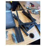 $57 HOOBRO Stools Set of 2, Counter-Height Saddle Barstools BB10BY01