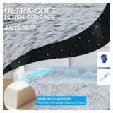 Dog Couch Bed Protector with Memory Foam, Removable Plush Cover