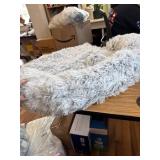 Dog Couch Bed Protector with Memory Foam, Removable Plush Cover