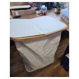 Bamboo Laundry Basket with Handles, Collapsible, Beige 49x35x45cm