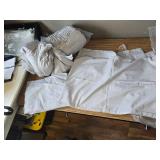 $48 NTBAY Queen Comforter Set with Sheets, 7 Pieces, Light Grey