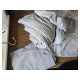 $48 NTBAY Queen Comforter Set with Sheets, 7 Pieces, Light Grey