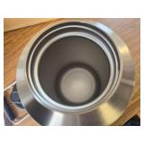 Insulated Water Bottle, 1 Gal Jug, 128 oz, Stainless Steel