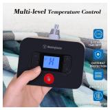 $100 Westinghouse Queen Electric Blanket, Dual Control, 10 Heat Levels