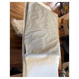 $50 71x59" Vegan Leather Baby Play Mat, Thick Foam, Waterproof (Gray)