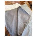 $50 71x59" Vegan Leather Baby Play Mat, Thick Foam, Waterproof (Gray)