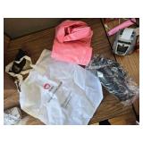 $46 QPAU Inflatable Toddler Travel Bed with Sides, Pump (Pink)