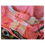 $46 QPAU Inflatable Toddler Travel Bed with Sides, Pump (Pink)