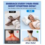 Emircey Clinical Cervical Neck Pillow, Orthopedic Memory Foam