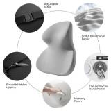 BEBAS Car Headrest Pillow with Memory Foam, Ergonomic Neck Support