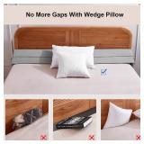 EUHAMS Queen Size Bed Wedge Pillow - Gap Filler (60x10x6 Gray)