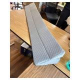 EUHAMS Queen Size Bed Wedge Pillow - Gap Filler (60x10x6 Gray)