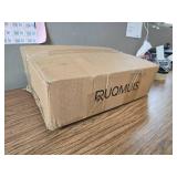 $66 Dining Chair Cushions, 2" Thick, D-Shaped 17x16, Set of 6, Grey