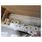 $60 Simple Designs LF1014-WHT Etagere Organizer Shelf Lamp, White