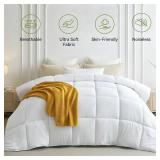 $53 LOVSOUL Down Alternative Oversized King Comforter 120x98 in
