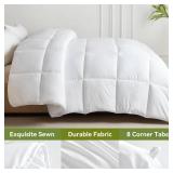 $53 LOVSOUL Down Alternative Oversized King Comforter 120x98 in