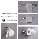 $58 THREE Piece Bathroom Hardware Set with 24" Towel Bar, TP Holder, No Hoo
