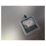 Mrocioa 16in Round Black Paris Wall Clock with Big Numerals