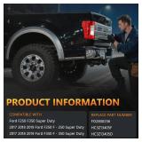 Left Driver Tail Light Assembly for 2017-2019 Ford F-250/F-350 SD