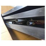 $98 Plastic Utility Cart, 3-Tier Rolling Cart, Lockable Wheels, 510lb